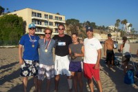 015_karch.jpg The closest dad will get to an Olympic gold medal - Karch gives a clinic at the beach